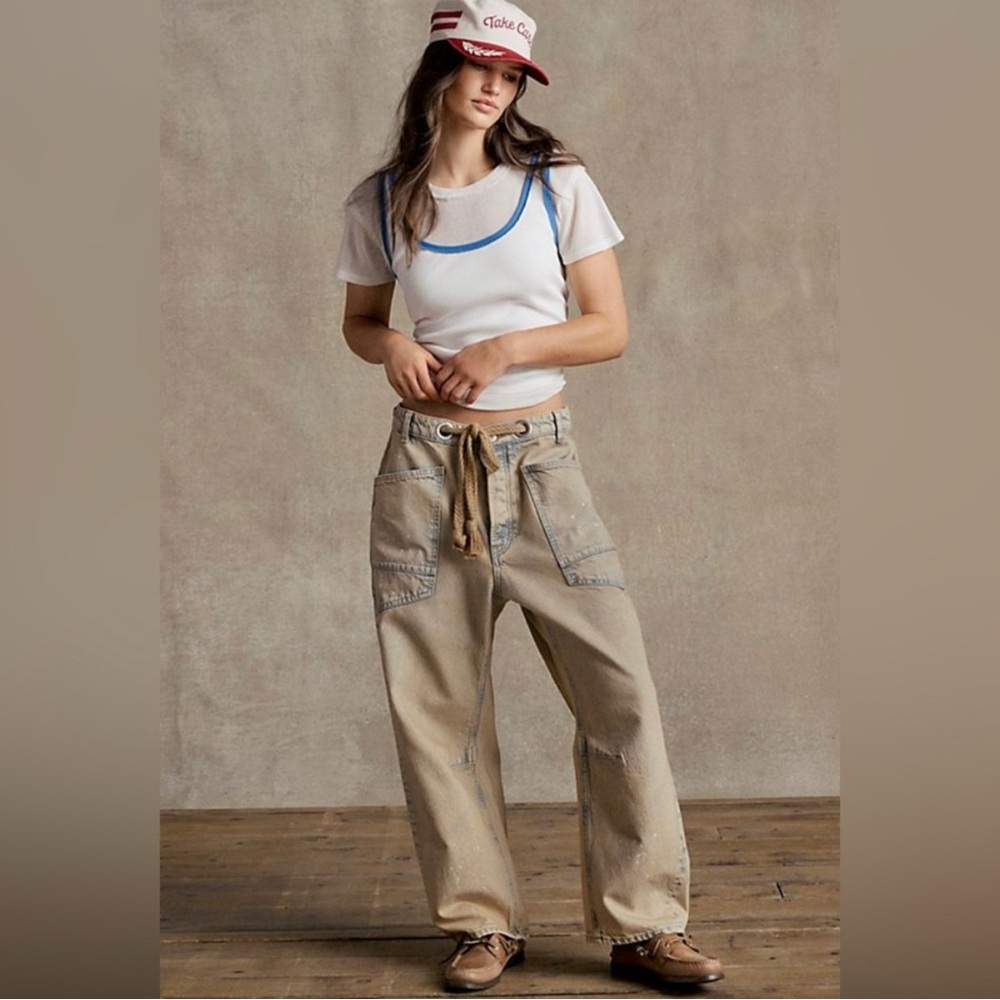 Free People Moxie Barrel Jeans